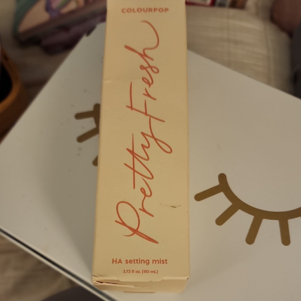 ColourPop Pretty Fresh Setting Mist in Cream and Red